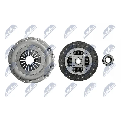 Bilde av NTY NZS VW 003U Clutch med clutchtrykkplate clutchplate, utløserlager, uten svinghjul VOLKSWAGEN: Caddy 3, Passat B6 Variant, Golf 5