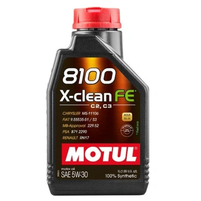 Bilde av Motorolje Motul 8100 X CLEAN FE 5W 30 C2/C3, Universal, PSA B71 2290, RENAULT RN17