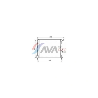 Bilde av Radiator AVA QUALITY COOLING RTA2476