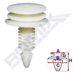 Bilde av Feste klips sett ROMIX B22645 OPEL