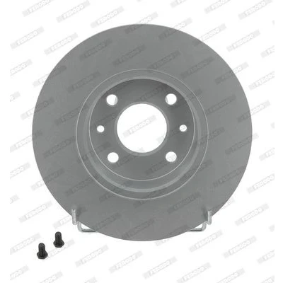 Bilde av FERODO PREMIER Coat+ disc DDF066C Bremseskiver 251 10 4 fullt ut belagt med skruer FIAT: BRAVO 2, Stilo Hatchback, LANCIA: Thema Stasjonsvogn