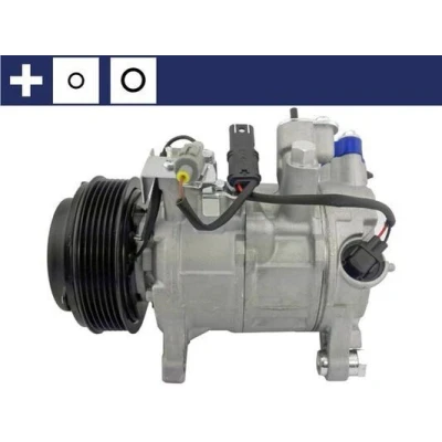 Bilde av MAHLE ORIGINAL ACP 348 000S Kompressor 6SBU14A 12 PAG 46 R 134a med tetningsring BMW: 3 Sedan, 5 Touring, Coupé
