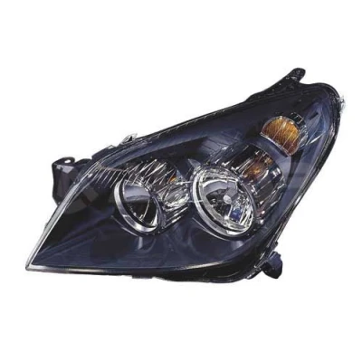 Bilde av ALKAR 2741438 Frontlykter venstre H1/H7, H7, H21W, H1 med elektromotor Kasse innvendig sort OPEL: Astra H Caravan