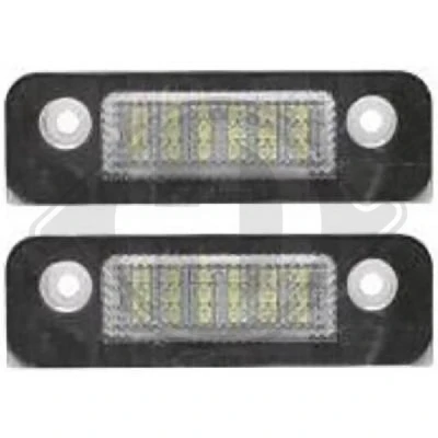 Bilde av DIEDERICHS LID10412 Nummerskiltlys LED, Skifte til LED teknologi bak FORD: FIESTA 5, 6