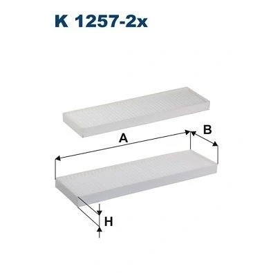 Bilde av FILTRON K 1257 2x Kupéfilter Partikkelfilter 288 80 18 HYUNDAI: i20 I Hatchback