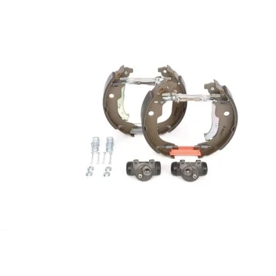 Bilde av BOSCH 0 204 114 192 bremsesett, trommebremse med tilbehør, hjulsylinder brems PEUGEOT: 207 Hatchback