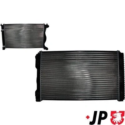 Bilde av JP GROUP 1114208400 Radiator plast, Aluminium for kjøretøy med luftkondisjonering 677 439 32 Automatisk girkasse