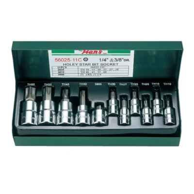 Bilde av HANS 56025 11C Pipesett 10 torx 1/4, 3/8tomme firkant
