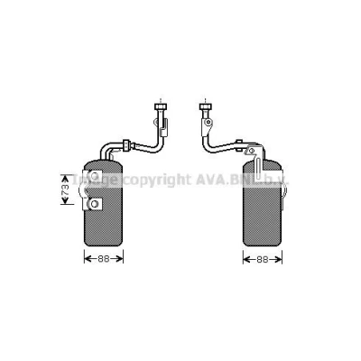 Bilde av PRASCO VO2117 Radiator Aluminium 620 433 23 Kjøleribber satt sammen mekanisk VOLVO: XC70 I Cross Country, V70 2, S80