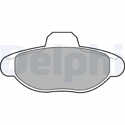 Bilde av Bremseklosser sett, fiat cinquecento, cinquecento van, seicento / 600, 600 skåp/halvkombi, 4656573 3, 5892786, 5892786 0, 717