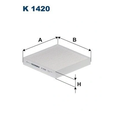 Bilde av FILTRON K 1420 Kupéfilter Partikkelfilter 179 176 28 KIA: Picanto III