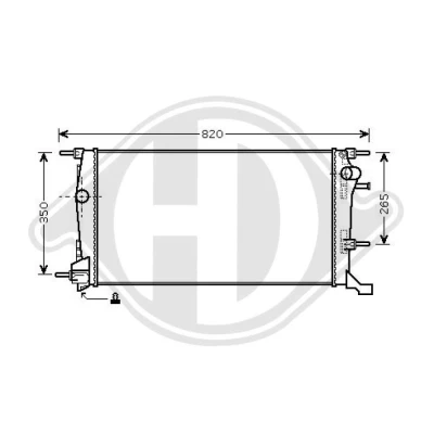 Bilde av DIEDERICHS DCM2946 Radiator 650 385 27 Climate