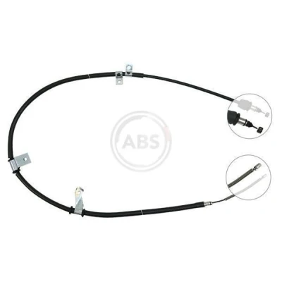 Bilde av A.B.S. K19047 Bremsekabel 1645 Trommelbrems for venstreratt