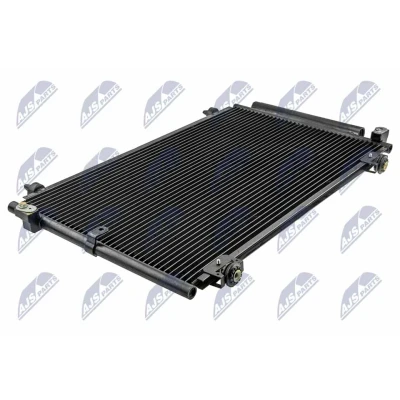 Bilde av NTY CCS TY 026 Kondensator med tørker Aluminium 650 R 134a TOYOTA: Corolla IX Hatchback, Station Wagon, Sedan