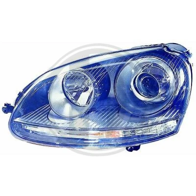Bilde av DIEDERICHS 2214284 Frontlykter høyre D2S, D2S/H7, H7 for høyrekjøring uten styring VOLKSWAGEN: Golf 5
