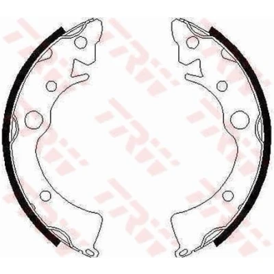 Bilde av TRW GS6210 Bremsesko 180 31 AKEBONO HONDA: CRX 1