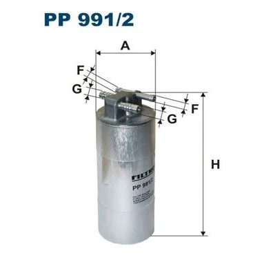 Bilde av FILTRON PP 991/2 Drivstoffilter ledningsfilter 8 10 AUDI: A6 C6 Avant, Sedan, Allroad