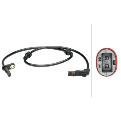 Bilde av HELLA 6PU 012 679 351 ABS sensor aktiv 2 MERCEDES BENZ: C Klasse T modell, Sedan, GLK
