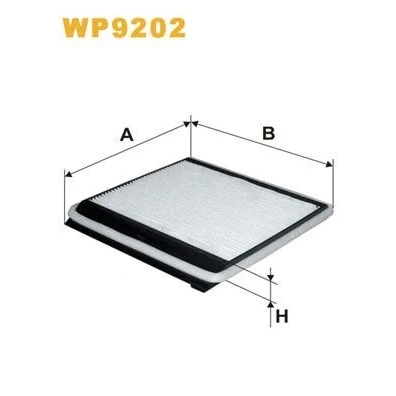 Bilde av WIX FILTERS WP9202 Kupéfilter Partikkelfilter 223 227 19