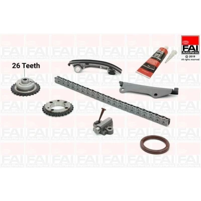 Bilde av FAI AutoParts TCK43 Registerkjedesett med tetning, tannhjul simplex, Boltkjede NISSAN: Patrol GR 5 SUV