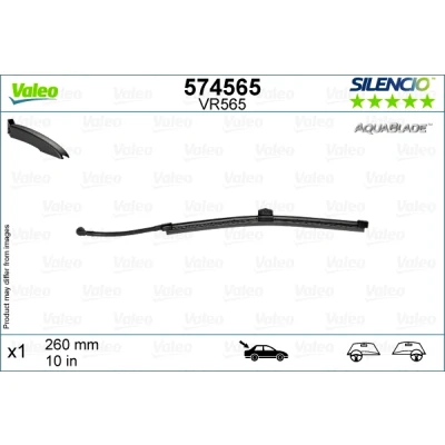 Bilde av Vindusvisker Valeo 574565 260mm bak med integrert spyledyse VOLVO: V60 II, V90 II Stasjonsvogn