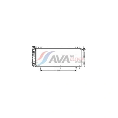 Bilde av Radiator, motorkjøling jeep cherokee, comanche OE 52000521, 52004921, 52028134