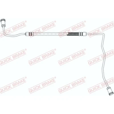 Bilde av QUICK BRAKE 96.021 Bremseslange 700 M10x1 RENAULT: MEGANE 3 Grandtour, 3, GRAND SCENIC