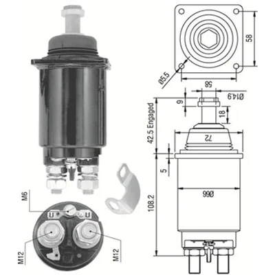 Bilde av MAGNETI MARELLI 940113050312 Magnetbryter, starter