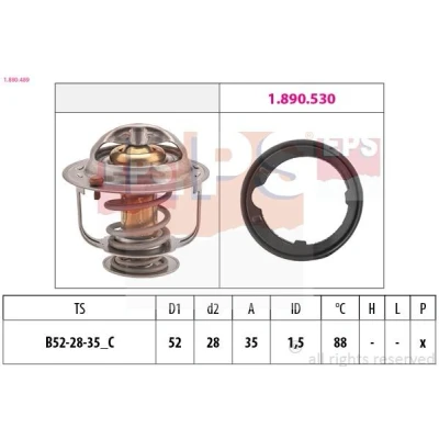 Bilde av EPS 1.880.489 Termostat 88 52 Made in Italy OE Equivalent HONDA: CIVIC 8 Hatchback