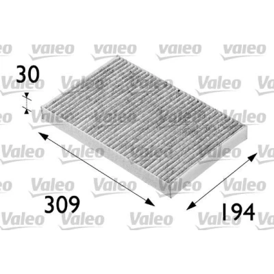 Bilde av VALEO CLIMFILTER PROTECT 698682 Kupéfilter Karbonfilter 307 194 30 AUDI: A6 C5 Avant, Sedan
