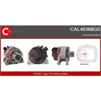 Bilde av CASCO CAL25107AS Dynamo 12V 55A FORD: Sierra Mk1 Hatchback, Granada, Mk2 Sedan