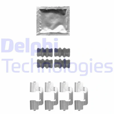 Bilde av DELPHI LX0536 Tibehørsett, skivebremse belegg PEUGEOT: 5008 I, 3008 508 I SW, CITROËN: C4 II Hatchback