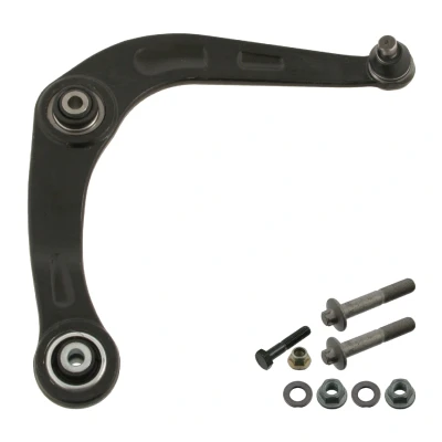 Bilde av FEBI BILSTEIN 40780 Bærebru med tilleggsmateriale framaksel høyre, nede Casterstag Stålstøpegods PEUGEOT: 206 Hatchback, SW