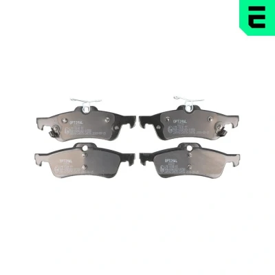 Bilde av OPTIMAL BP 12379 Bremseklosser bakaksel med akustisk slitasjevarsel TOYOTA: Yaris II Hatchback, III Hatchback