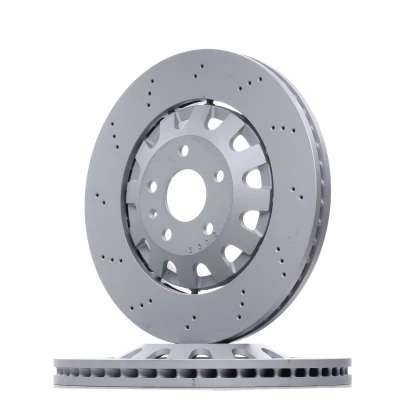 Bilde av ZIMMERMANN FORMULA Z COAT 100.3367.70 Bremseskiver 370 32 6/5 5 112 ventilert, hullet, todelt bremseskive belagt legert / høykull AUDI: TT Coupé