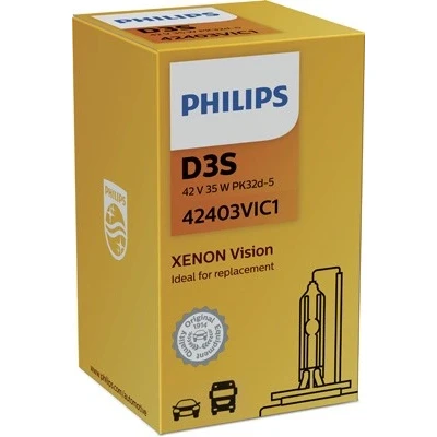 Bilde av Xenonpære PHILIPS Xenon Vision D3s PK32d 5, passer mange bilmodeller, 31 290 593, LR009163, N 10721801, 10721805