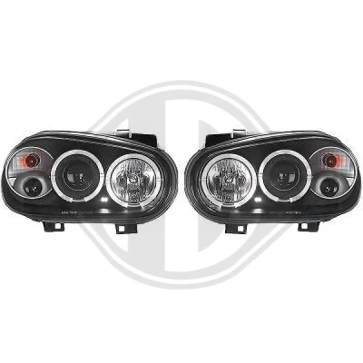 Bilde av DIEDERICHS HD Tuning 2213981 sett hovedfrontlys VOLKSWAGEN: Golf 4
