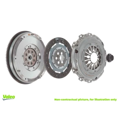 Bilde av VALEO FULLPACK DMF 837085 Clutch med dobbeltmassesvinghjul skruesett, sikringsskruesett, utløserlager, clutchplate 240mm