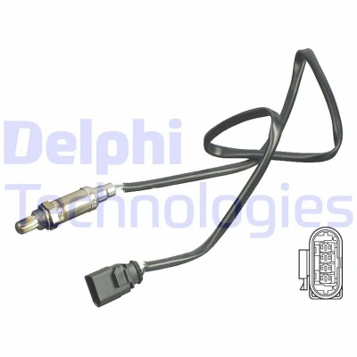 Bilde av DELPHI ES11117 12B1 Lambdasonde Fingersonde, oppvarmet AUDI: A4 B7 Avant, A6 C6 Sedan
