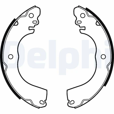 Bilde av DELPHI LS2111 Bremsesko 203mm 32mm