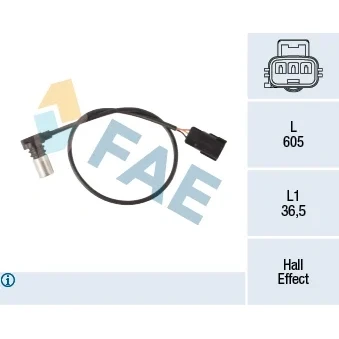 Bilde av Sensor, kamakselposisjon, volvo s60 i, s70, v70 ii, xc70 cross country 17040AV715, 9186811, 9186812 5, 9202134, 9202134 0, 4,