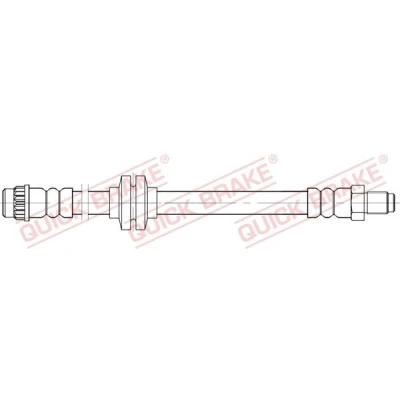 Bilde av QUICK BRAKE 32.133 Bremseslange 389 M10x1 RENAULT: MASTER 3, OPEL: Movano B Van