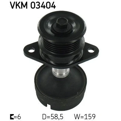 Bilde av SKF VKM 03404 Frihjul Dynamo 31,3