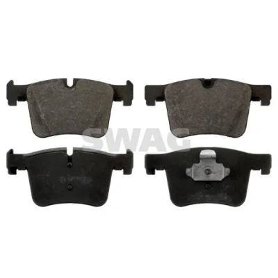 Bilde av SWAG 20 91 6861 Bremseklosser framaksel klargjort for slitasjeindikator med kolbleklips BMW: X3, 3 Touring, 1 Hatchback