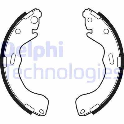 Bilde av DELPHI LS1879 Bremsesko 229 43