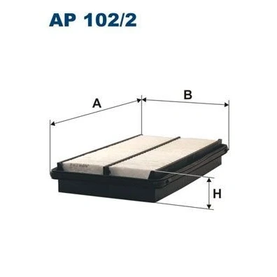 Bilde av FILTRON AP 102/2 Luftfilter 44 167,5 274 Filterinnsats HONDA: Accord 6 Limousine,