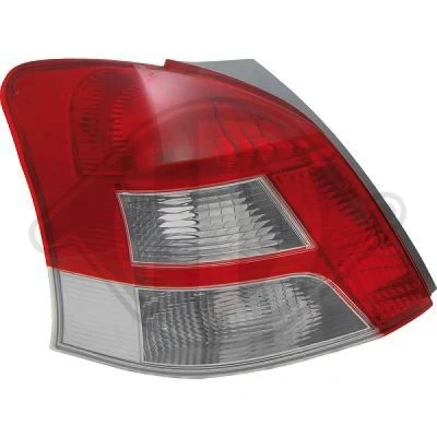 Bilde av DIEDERICHS 6606193 Baklykter venstre P21W, W5W, PY21W, LED Rød TOYOTA: Yaris II Hatchback