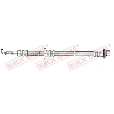 Bilde av Bremseslange, Framaksel venstre, toyota corolla kombi, verso, 9094702C48