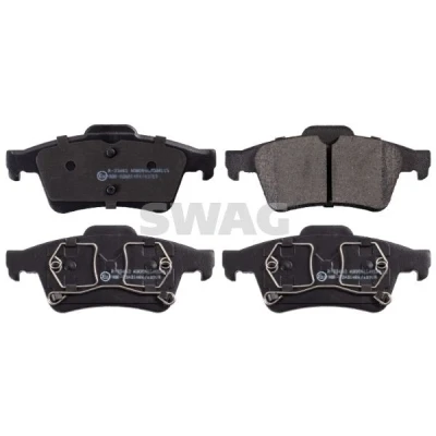 Bilde av SWAG 60 91 6428 Bremseklosser bakaksel ekskl. slitasjevarselkontakt FORD: Transit Connect Mk1 Van, C Max 2, RENAULT: ESPACE 4