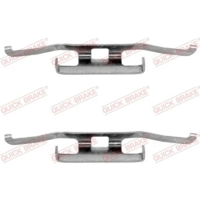 Bilde av QUICK BRAKE 109 1098 Tibehørsett, skivebremse belegg BMW: 5 Sedan, 3 Sedan